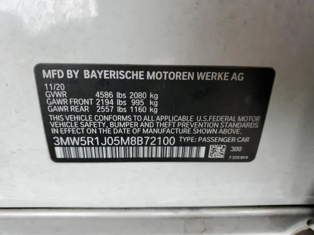 2021 BMW 330I