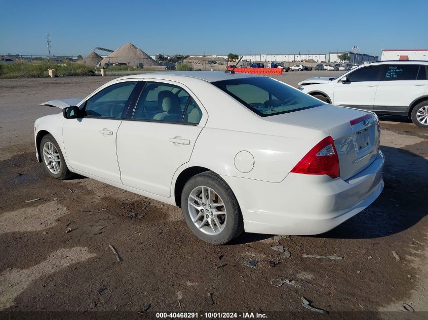 2010 FORD FUSION S