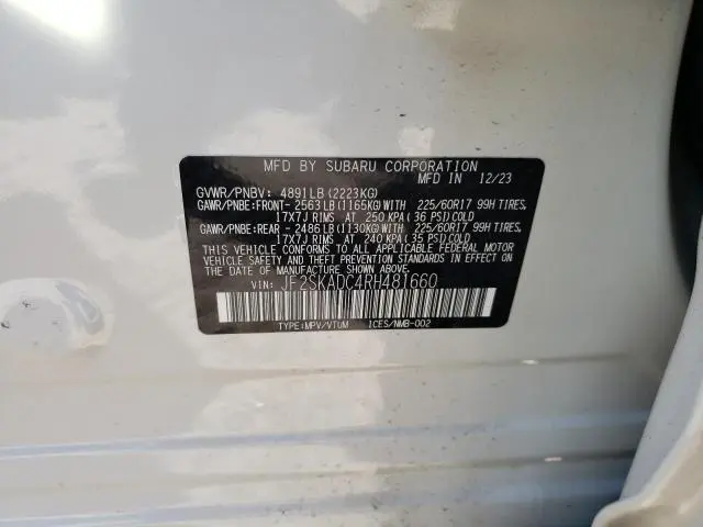 2024 SUBARU FORESTER PREMIUM