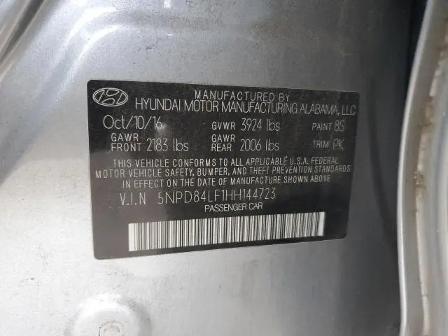 2017 HYUNDAI ELANTRA SE  