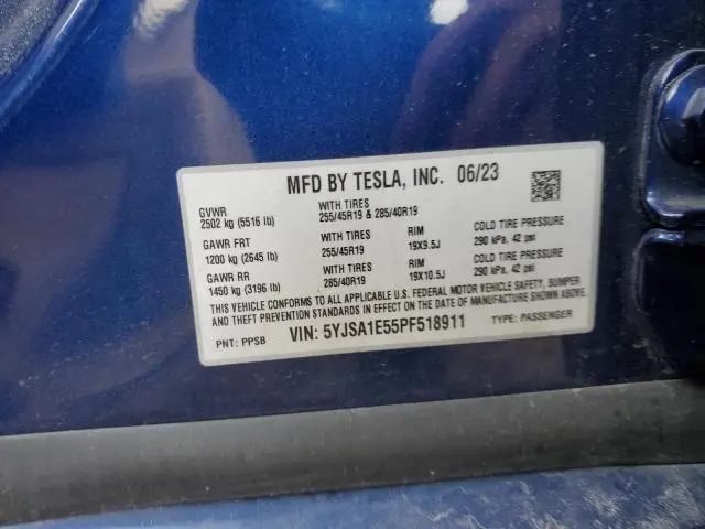 2023 TESLA MODEL S   