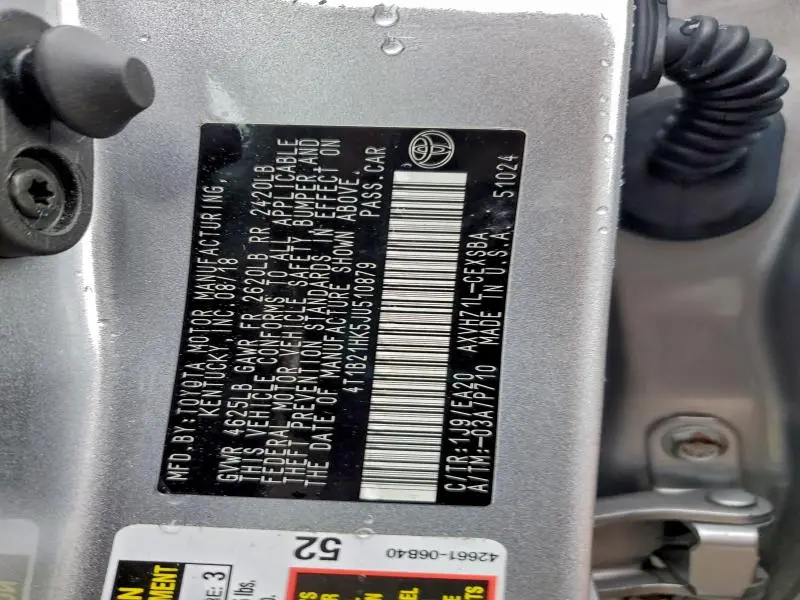 2018 TOYOTA CAMRY HYBRID  