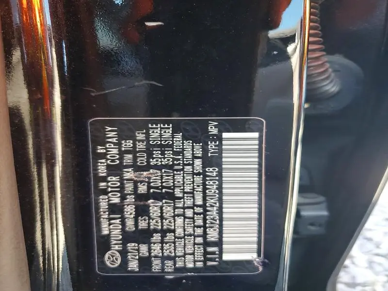 2019 HYUNDAI TUCSON SE  