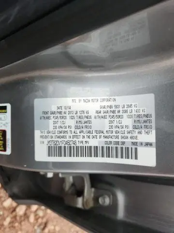 2015 MAZDA CX-9 GRAND TOURING  