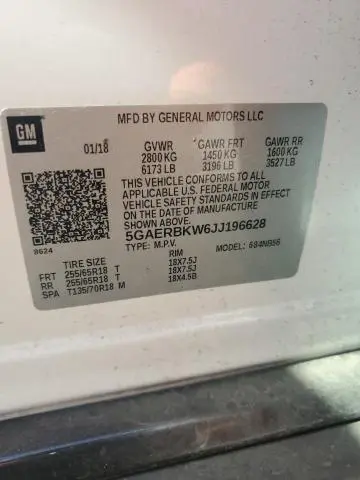 2018 BUICK ENCLAVE ESSENCE  