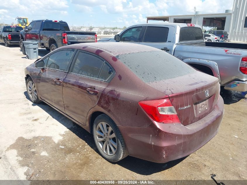 2012 HONDA CIVIC EX