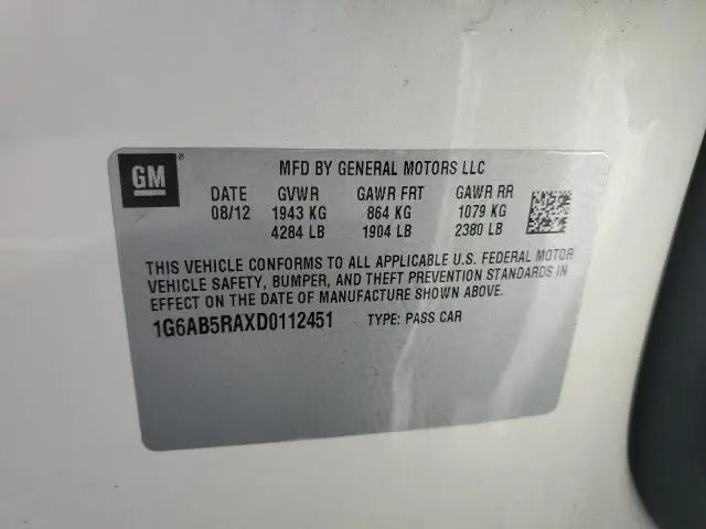 2013 CADILLAC ATS LUXURY  