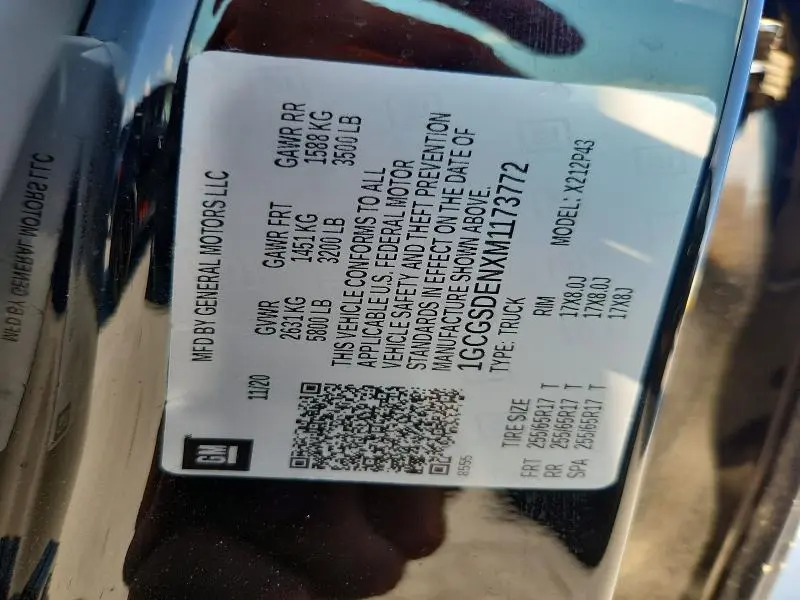 2021 CHEVROLET COLORADO Z71  