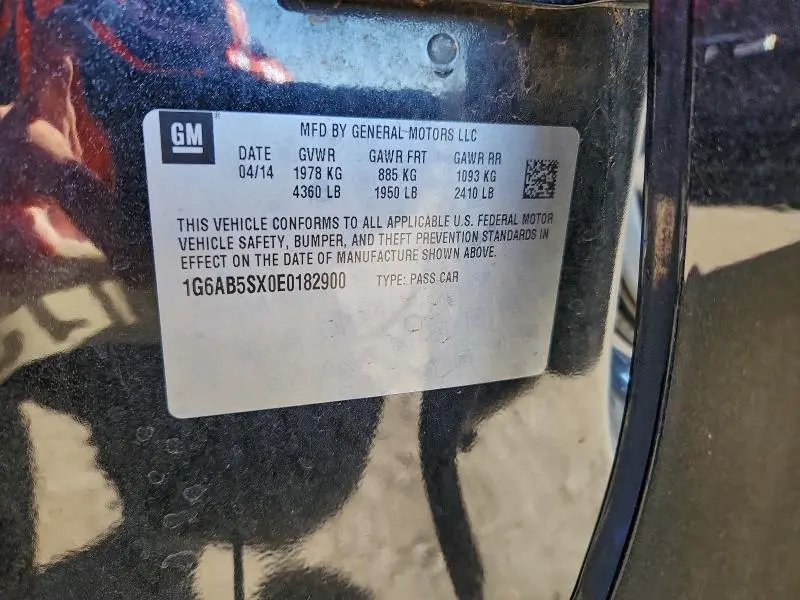 2014 CADILLAC ATS LUXURY  