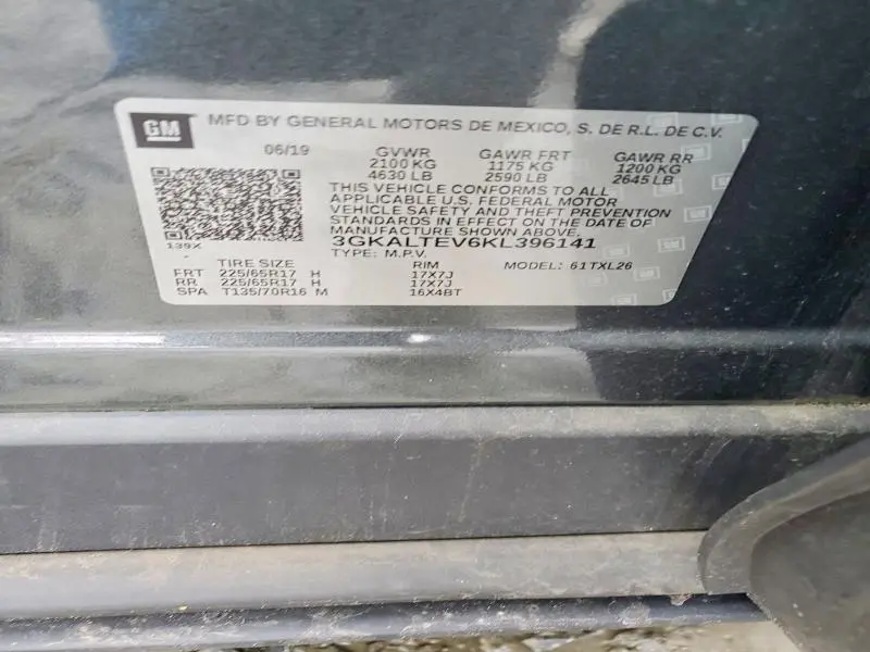 2019 GMC TERRAIN SLE  