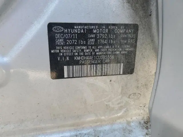 2012 HYUNDAI ELANTRA GLS  