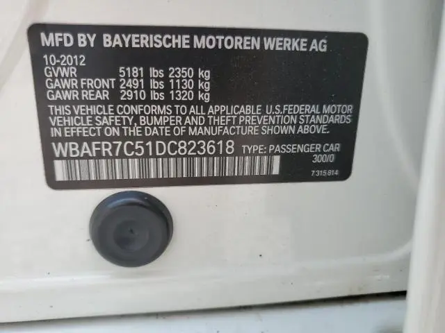 2013 BMW 535 I  