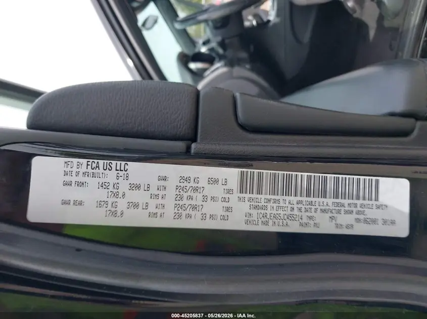 2018 JEEP GRAND CHEROKEE LAREDO E 4X2