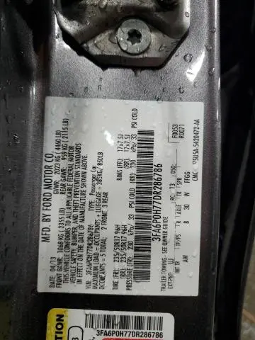 2013 FORD FUSION SE  