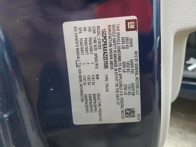 2010 CHEVROLET SILVERADO C1500  