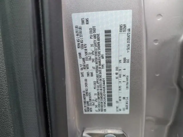 2017 FORD ESCAPE TITANIUM  