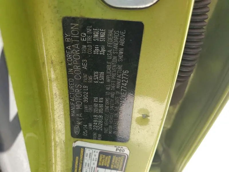 2014 KIA SOUL BASE  