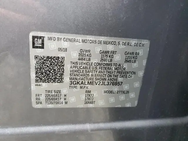 2018 GMC TERRAIN SLE  