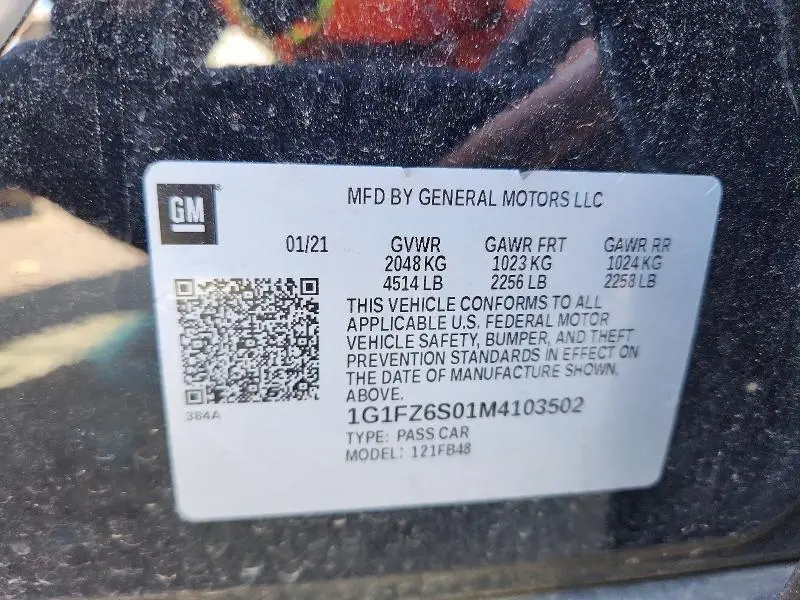 2021 CHEVROLET BOLT EV PREMIER  