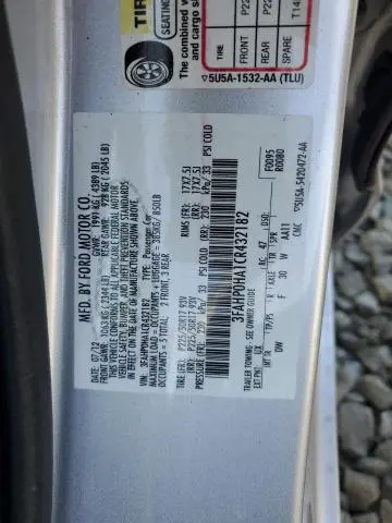 2012 FORD FUSION SE  