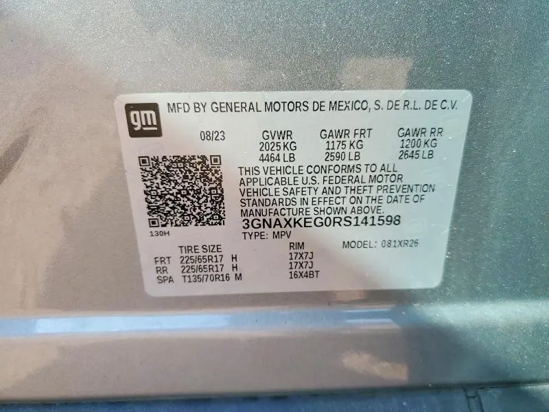 2024 CHEVROLET EQUINOX LT  