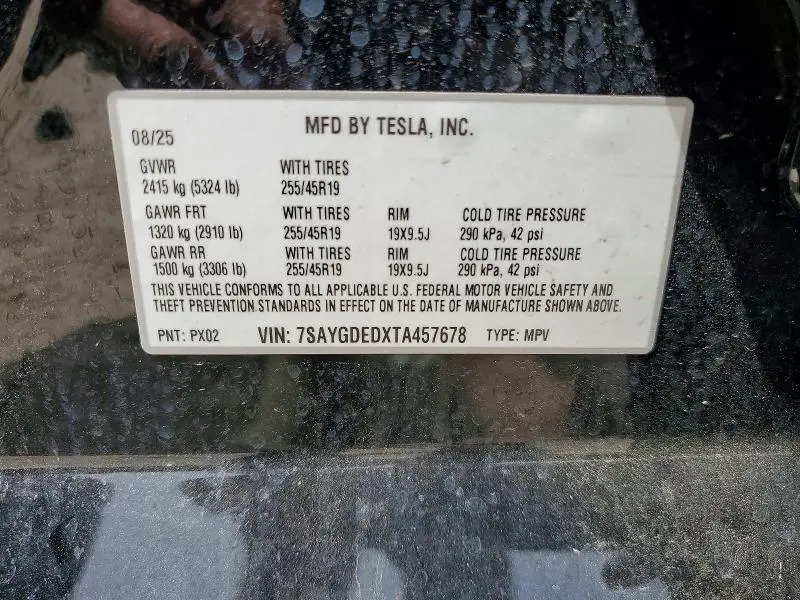 2026 TESLA MODEL Y   