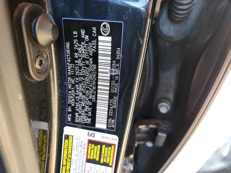 2023 LEXUS ES 350 F SPORT HANDLING  