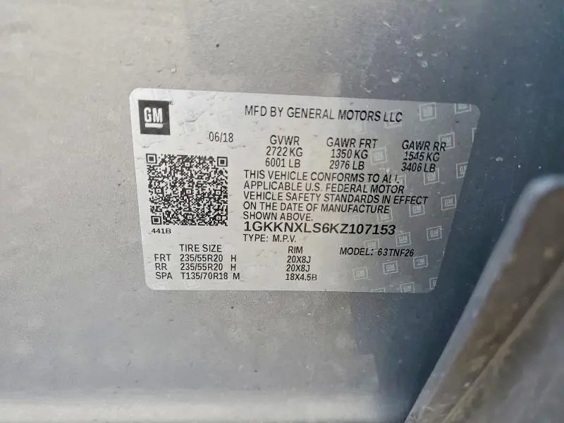 2019 GMC ACADIA DENALI  