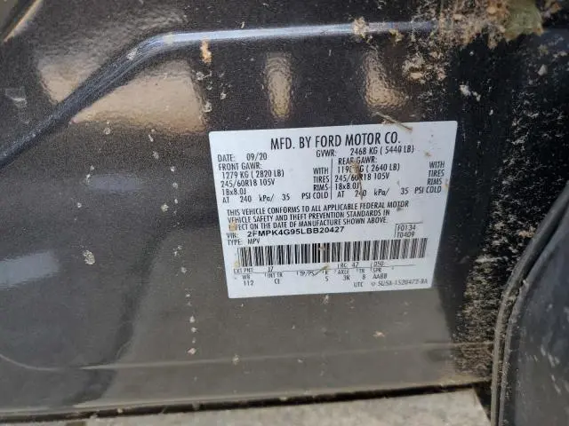 2020 FORD EDGE SE  