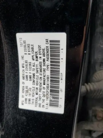 2014 HONDA ACCORD LX  