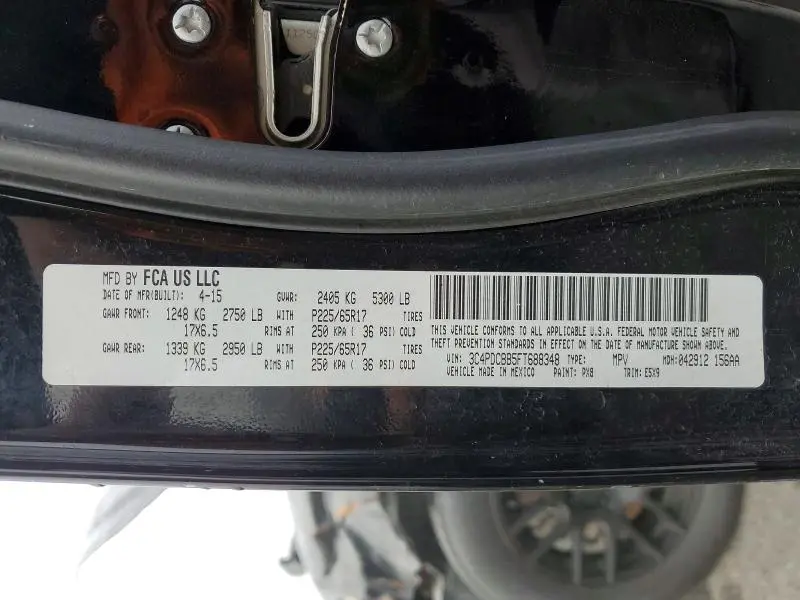 2015 DODGE JOURNEY SXT  