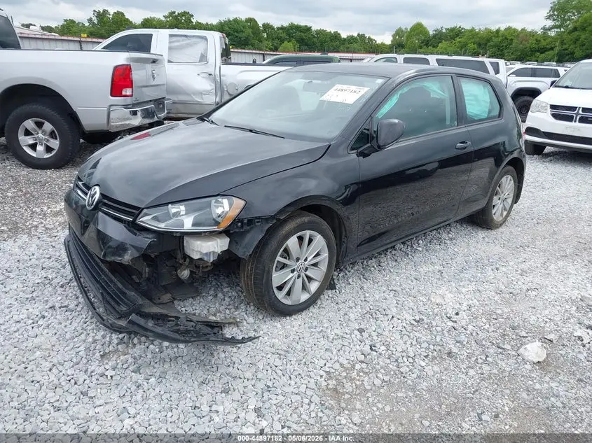 2016 VOLKSWAGEN GOLF TSI S 2-DOOR