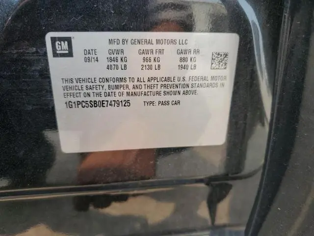 2014 CHEVROLET CRUZE LT  