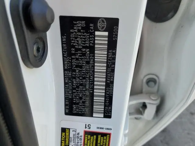 2023 TOYOTA CAMRY LE  