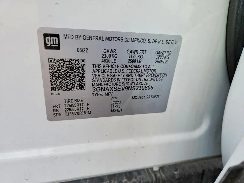 2022 CHEVROLET EQUINOX LS  