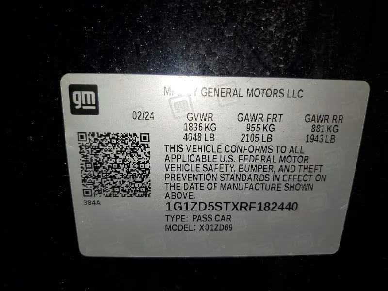 2024 CHEVROLET MALIBU LT  