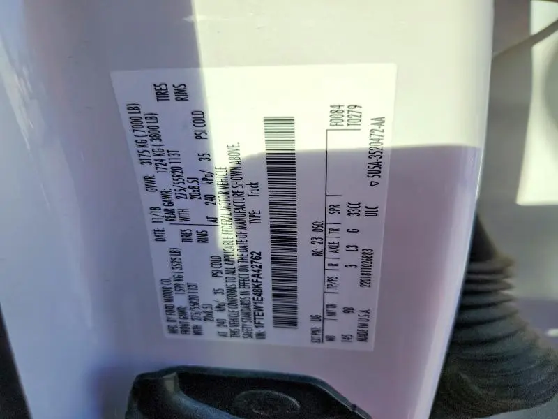 2019 FORD F150 SUPERCREW  