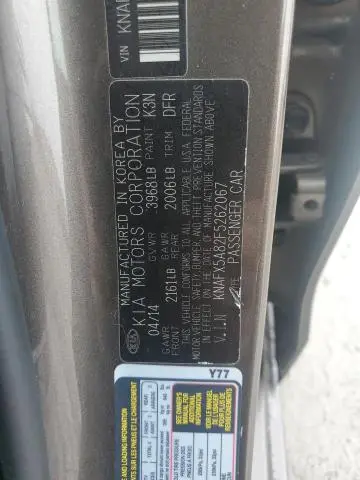 2015 KIA FORTE EX  