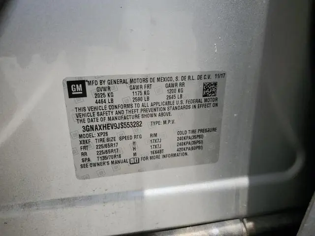 2018 CHEVROLET EQUINOX LS  