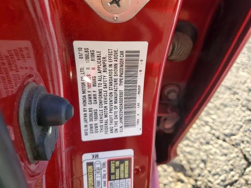 2010 HONDA INSIGHT LX  