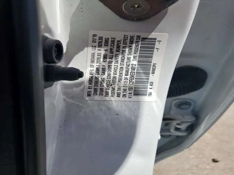 2019 HONDA CIVIC LX  