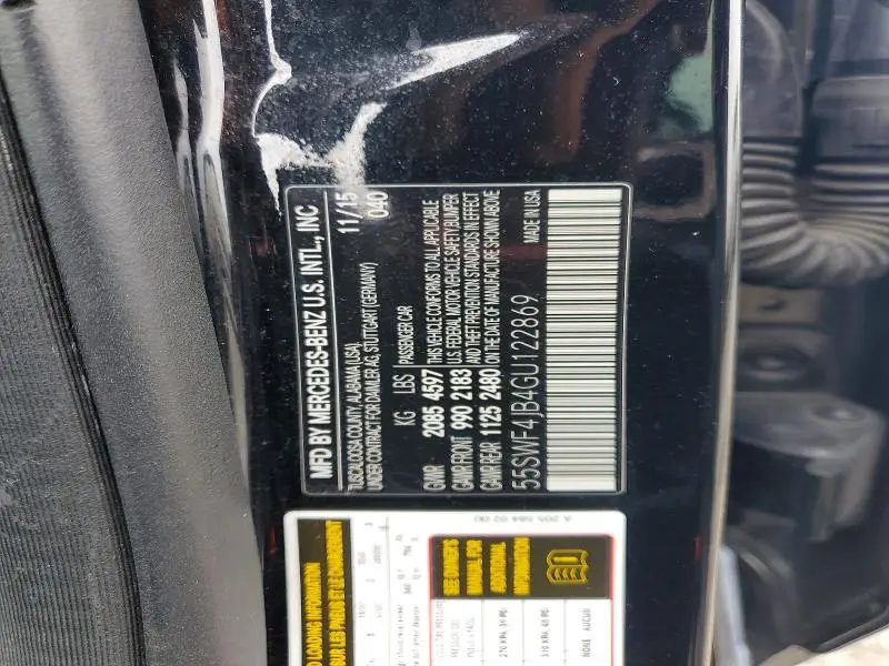 2016 MERCEDES-BENZ C 300  