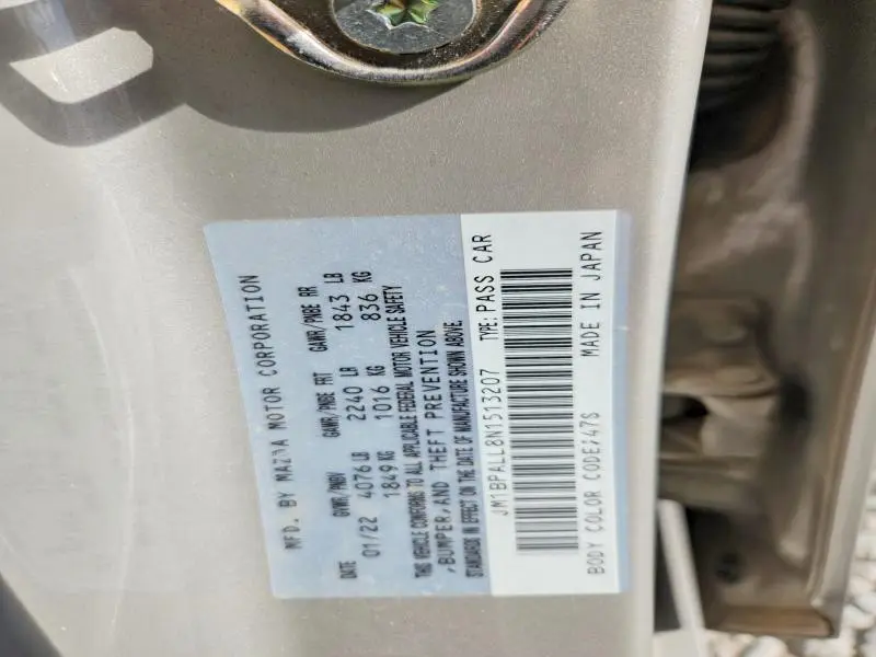 2022 MAZDA 3 PREFERRED  