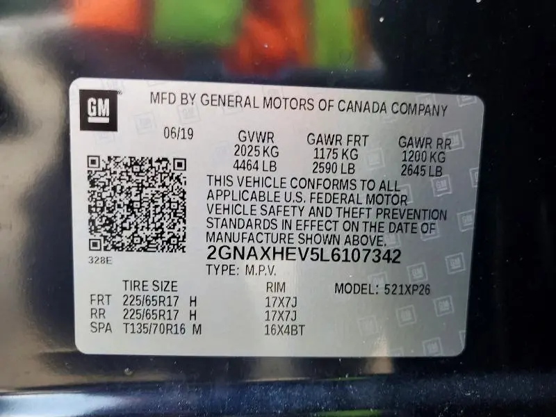 2020 CHEVROLET EQUINOX LS  