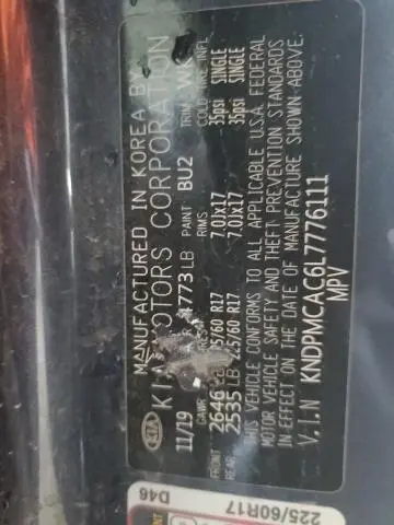 2020 KIA SPORTAGE LX  