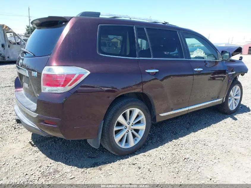 2013 TOYOTA HIGHLANDER HYBRID LIMITED V6