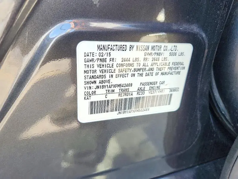 2015 INFINITI Q70 3.7  