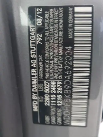 2013 MERCEDES-BENZ E 350  