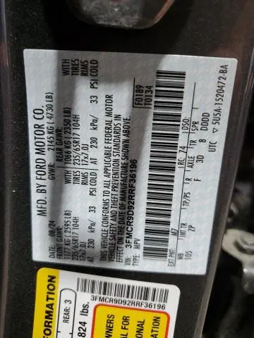 2024 FORD BRONCO SPORT BADLANDS  