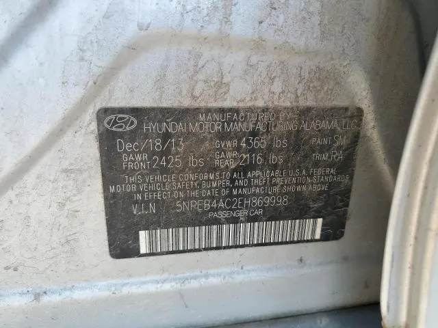 2014 HYUNDAI SONATA GLS  